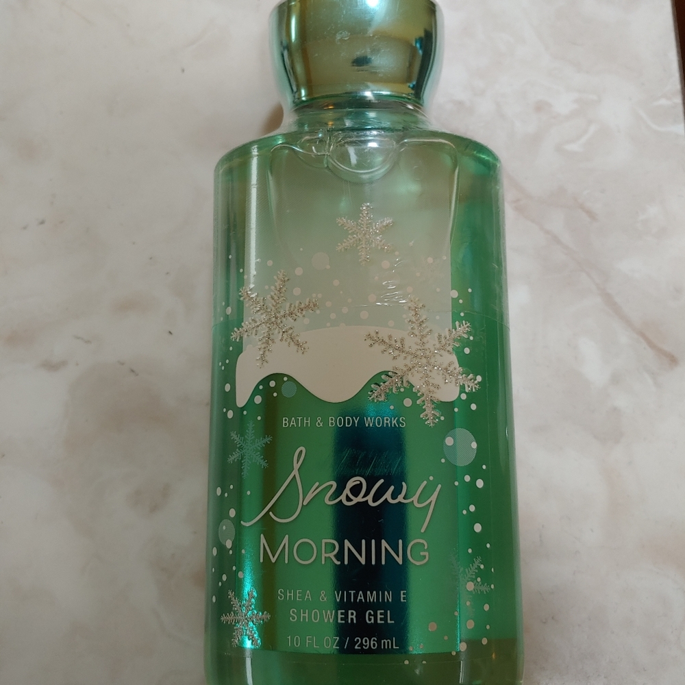 Bath and Body works Snowy Morning shower Gel